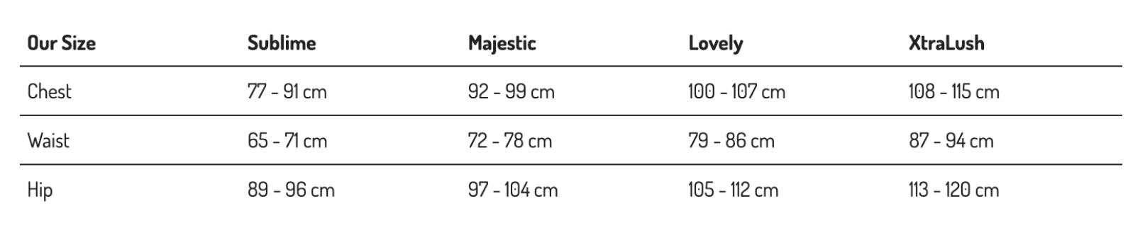 Size Guide